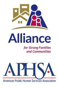 Alliance for Strong Families & Communities and APHSA logos