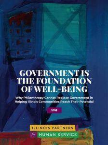 Government is the Foundation of Well-Being report cover from Illinois Partners